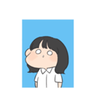 証明写真イラストだよ。（個別スタンプ：2）