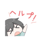 ドットな女の子（個別スタンプ：18）