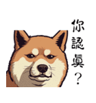 いい犬のミーム画像 01（個別スタンプ：13）