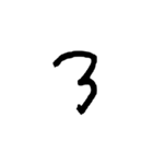 汚い文字2（煽りも可能）（個別スタンプ：3）