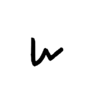 汚い文字2（煽りも可能）（個別スタンプ：6）