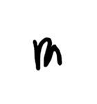 汚い文字2（煽りも可能）（個別スタンプ：21）