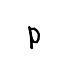 汚い文字2（煽りも可能）（個別スタンプ：24）
