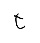 汚い文字2（煽りも可能）（個別スタンプ：28）