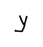 汚い文字2（煽りも可能）（個別スタンプ：33）