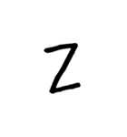 汚い文字2（煽りも可能）（個別スタンプ：34）