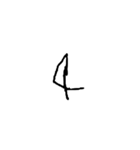 汚い文字2（煽りも可能）（個別スタンプ：38）