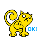 ツノねこ物語（個別スタンプ：3）
