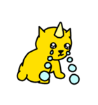 ツノねこ物語（個別スタンプ：10）