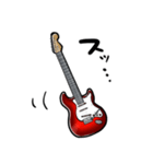 しゃべるギター(赤)（個別スタンプ：3）