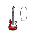 しゃべるギター(赤)（個別スタンプ：4）