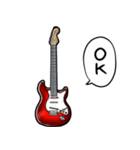 しゃべるギター(赤)（個別スタンプ：6）