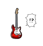 しゃべるギター(赤)（個別スタンプ：8）