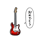 しゃべるギター(赤)（個別スタンプ：15）