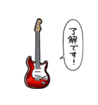 しゃべるギター(赤)（個別スタンプ：20）