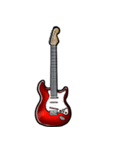 しゃべるギター(赤)（個別スタンプ：27）