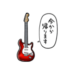 しゃべるギター(赤)（個別スタンプ：39）