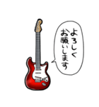 しゃべるギター(赤)（個別スタンプ：40）