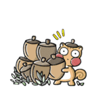 【しまだらうま】動物たちの日常（個別スタンプ：8）