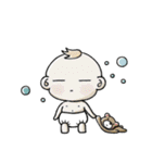 【しまだらうま】動物たちの日常（個別スタンプ：16）