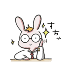 【しまだらうま】動物たちの日常（個別スタンプ：32）