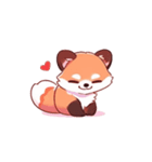 Red panda(Lesser panda)（個別スタンプ：5）