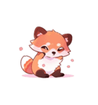 Red panda(Lesser panda)（個別スタンプ：7）