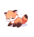 Red panda(Lesser panda)（個別スタンプ：14）