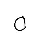 汚い文字3（煽りも可能）（個別スタンプ：4）