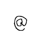 汚い文字3（煽りも可能）（個別スタンプ：10）