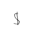 汚い文字3（煽りも可能）（個別スタンプ：25）