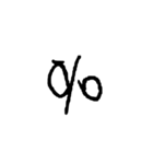 汚い文字3（煽りも可能）（個別スタンプ：28）