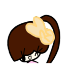 乱暴なすず本 コンパ（個別スタンプ：8）