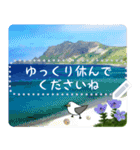 礼文島の旅かもめ vol.3(自由文字スタンプ)（個別スタンプ：7）