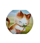 小さい春の猫（個別スタンプ：1）