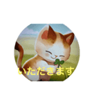 小さい春の猫（個別スタンプ：7）