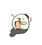 まる〜いトリたち（個別スタンプ：4）