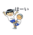 昭和風味の男の子と女の子（個別スタンプ：9）