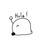 あざらしのスペイン語スタンプ（個別スタンプ：1）