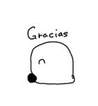 あざらしのスペイン語スタンプ（個別スタンプ：4）