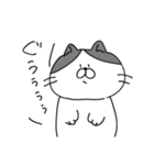 ゆるゆる猫（はちわれ）（個別スタンプ：14）