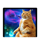 宇宙の中の猫（個別スタンプ：7）