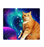 宇宙の中の猫（個別スタンプ：14）