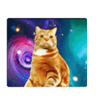 宇宙の中の猫（個別スタンプ：18）