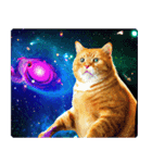 宇宙の中の猫（個別スタンプ：25）