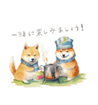 柴犬の生活対話（個別スタンプ：35）