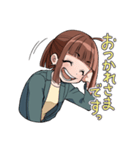元気な社会人（個別スタンプ：4）