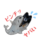 わんずと仲間達 デカ文字 アニマル（個別スタンプ：18）