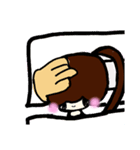 乱暴なすず本 恋愛⑨の4（個別スタンプ：4）