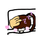 乱暴なすず本 恋愛⑨の4（個別スタンプ：16）